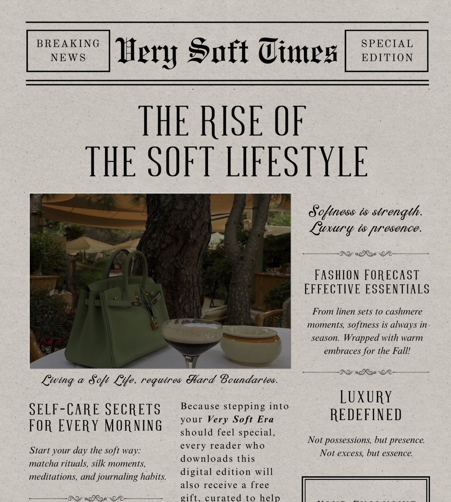 Free Gift (Newspaper Download)